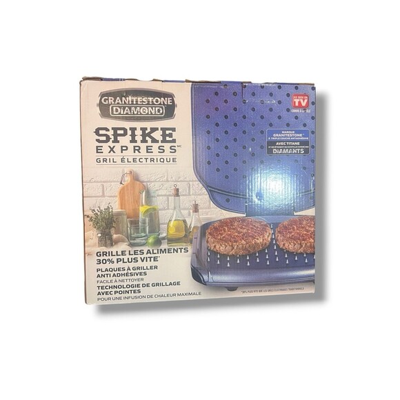 Granitestone Diamond Blue Electric Grill - Picture 3 of 7